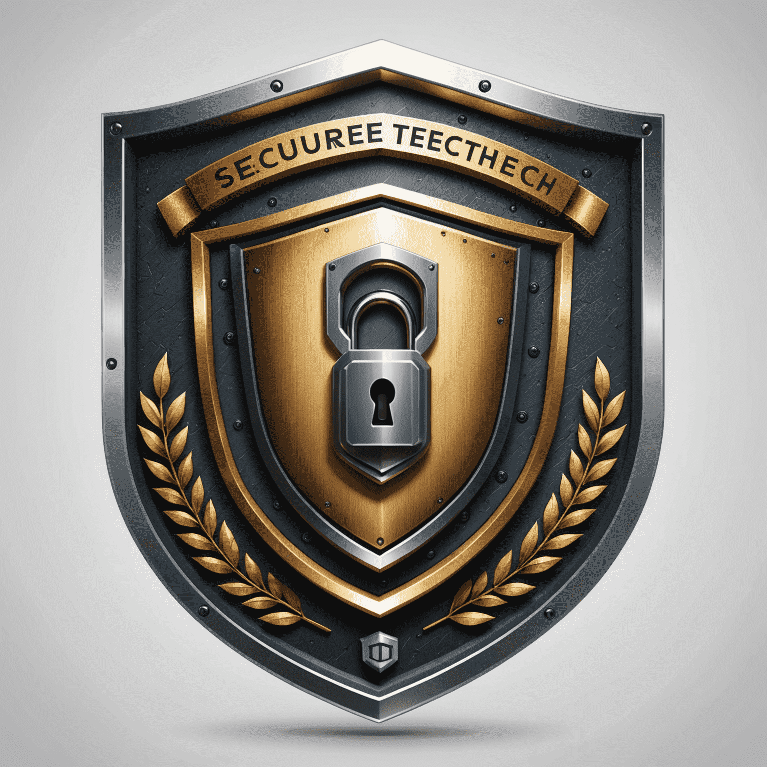 SecureTechDaily logo featuring a shield with a digital lock, symbolizing robust computer security