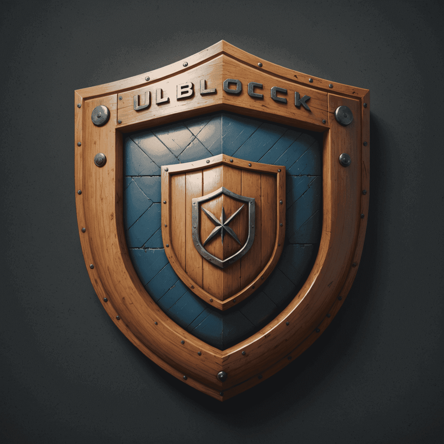 uBlock Origin extension icon featuring a shield with a power button symbol